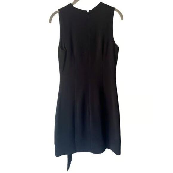 Cushnie et Ochs Nisa Fringe Dress Black White Shift Mini Sz 4 - Picture 9 of 9